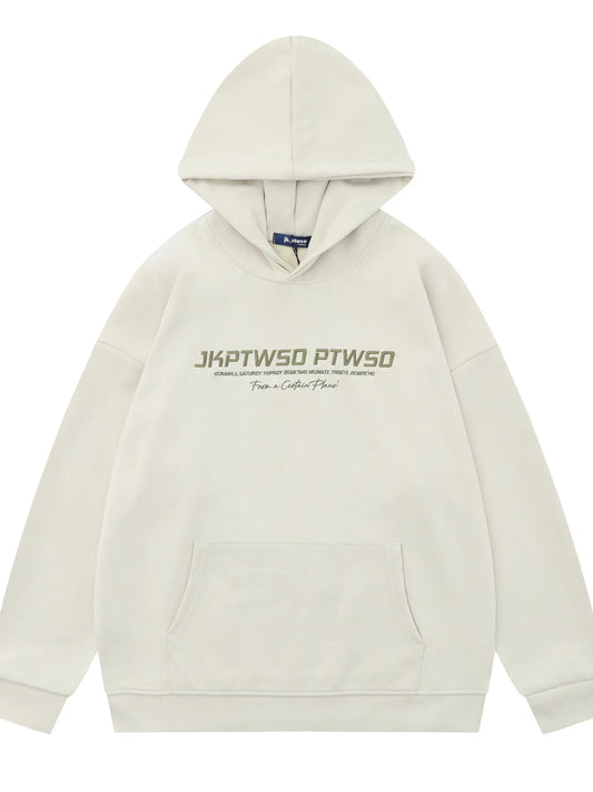 Men's Kangaroo Pocket Long Sleeve Hoodie - Velora