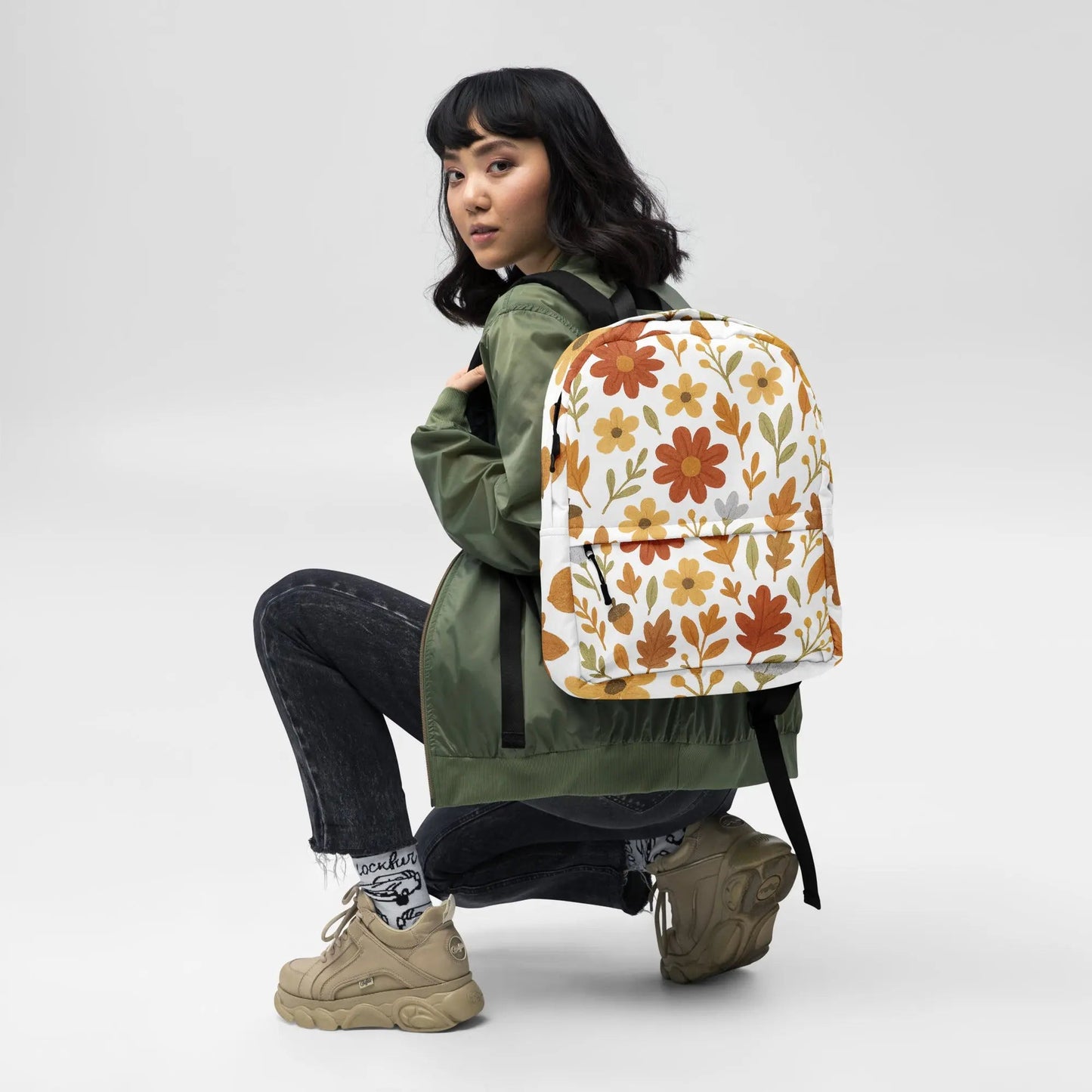Backpack - Autumn Floral Style