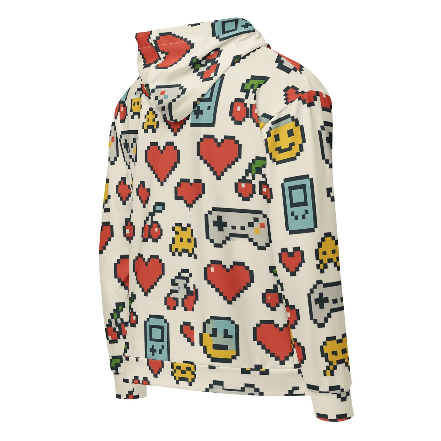 Paper peace Unisex zip hoodie - Retro Gaming