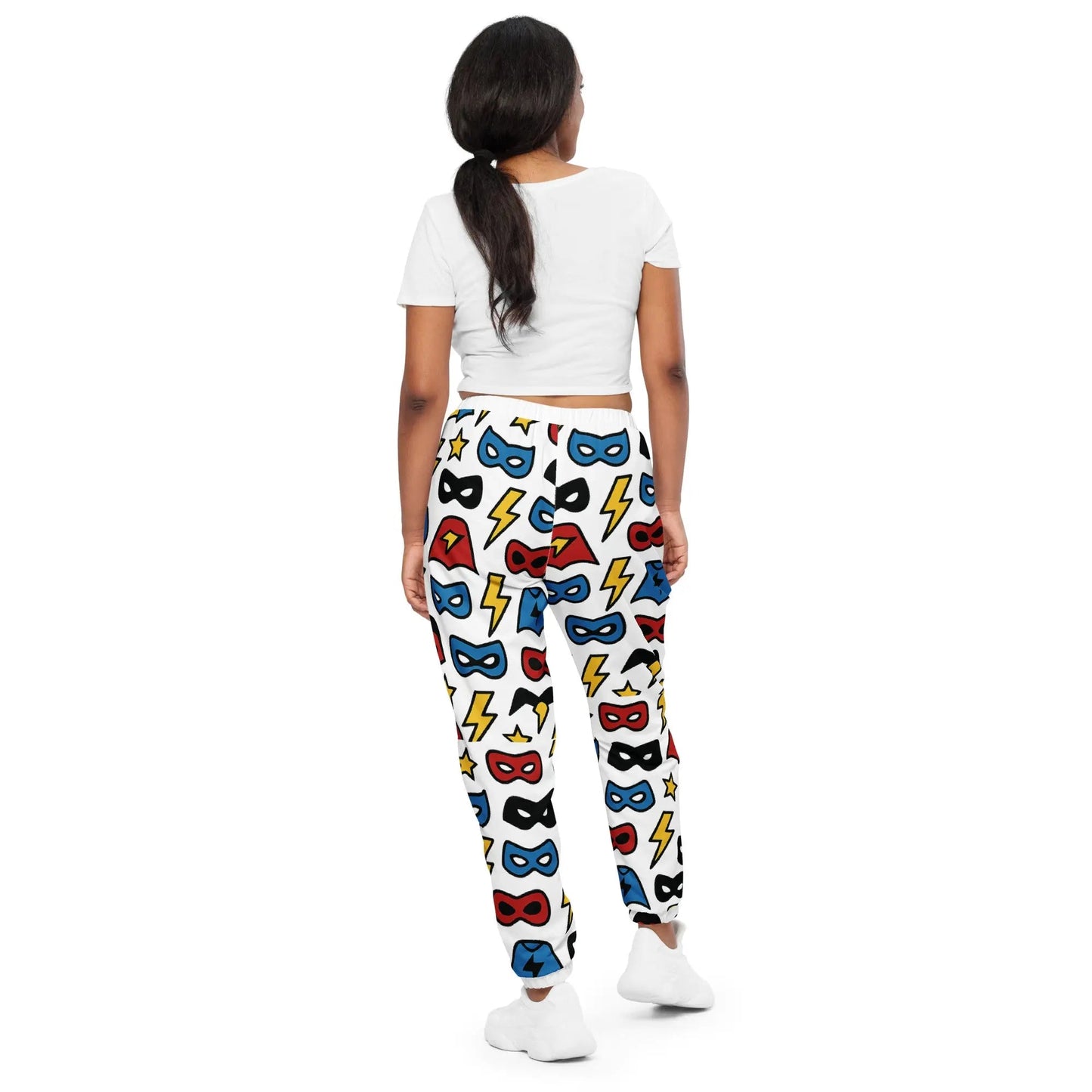 paper peace Unisex track pants - Superhero Symbols