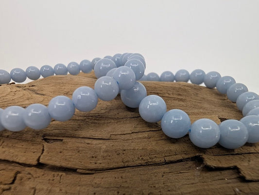 Angelite Bracelet — 6mm & 8mm