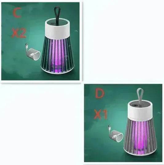 Anti Mosquitoes Portable Electric Mosquito Killer Lamp USB Insect Killer LED Mosquito Trap Bug Zapper Repellent - Velora