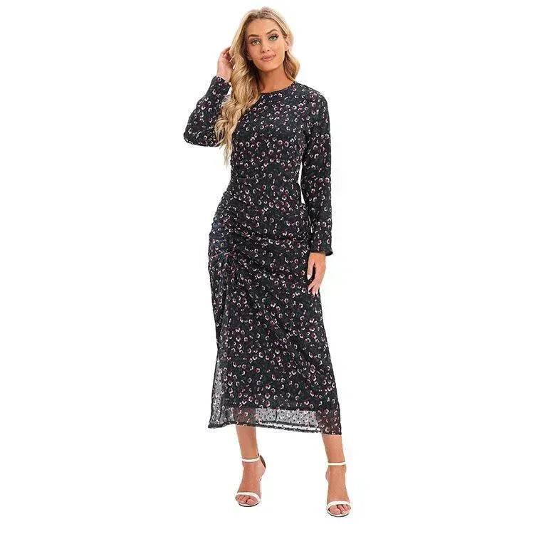 Arab Fashion Hijab Dress Printed Abayas For Women - Velora