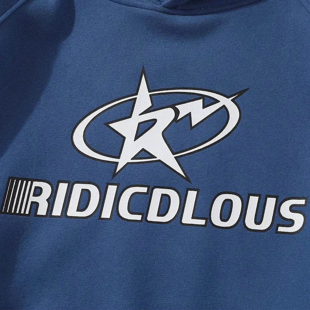 Fall American star Printed Hoodie Sweatshirt Pullover High Street Fashion - Velora