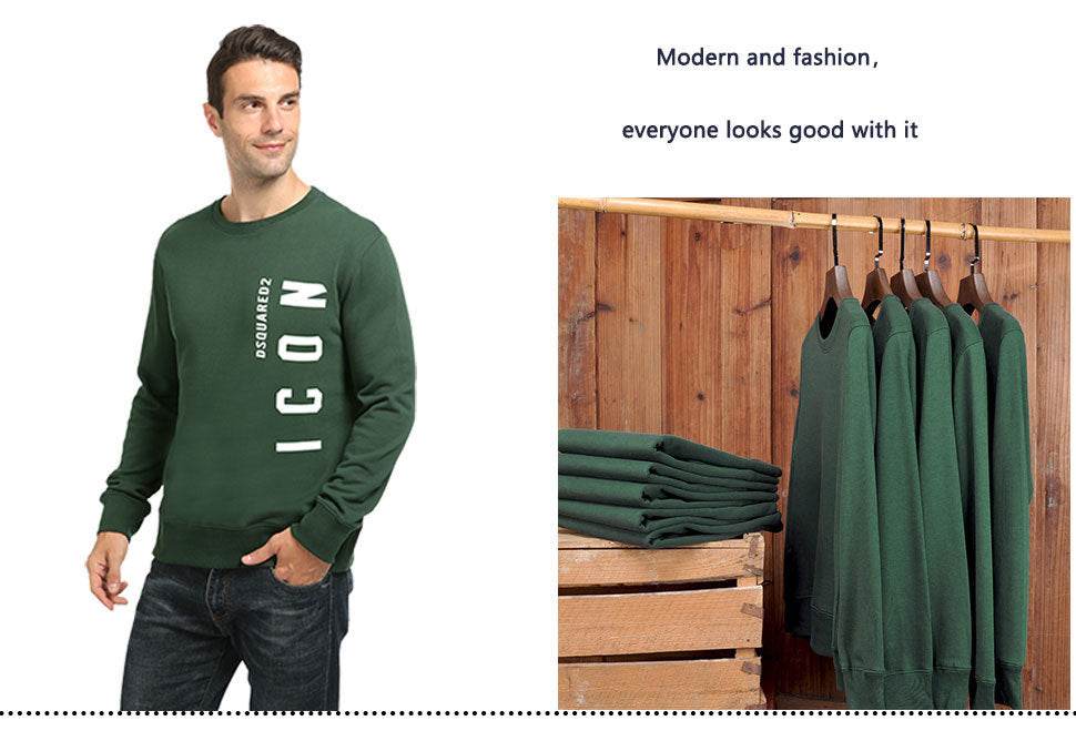 European And American Hoodie Men's Round Collar - Velora
