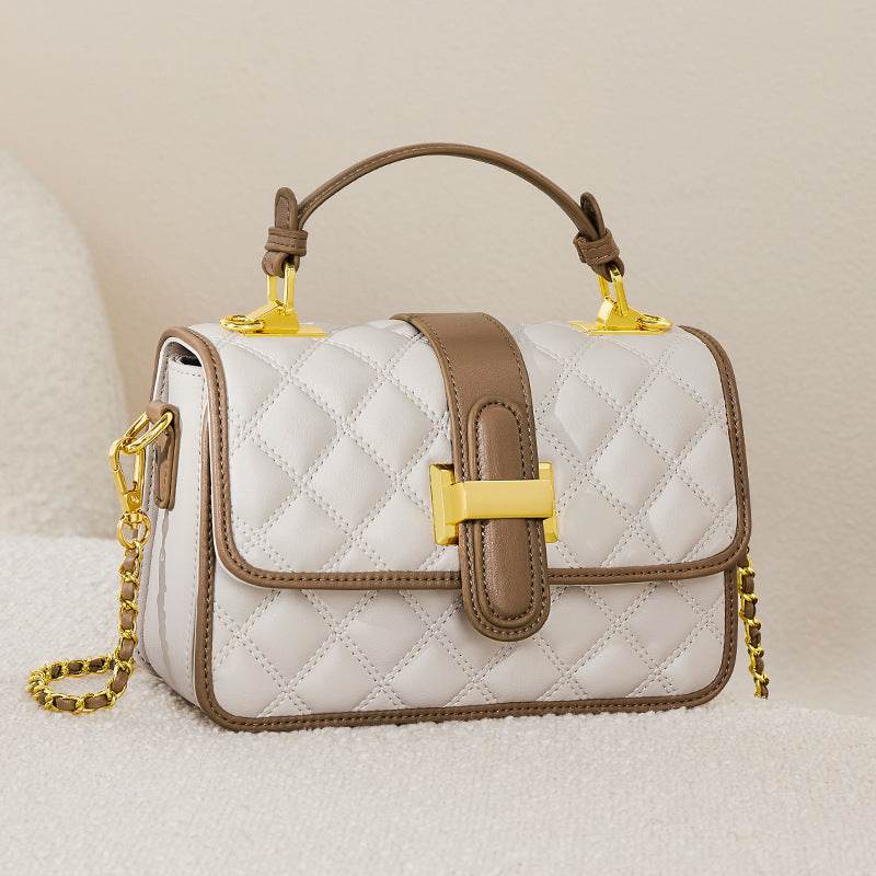 Crossbody Autumn Affordable Luxury Fashion Real Cowhide Small Handbag - Velora