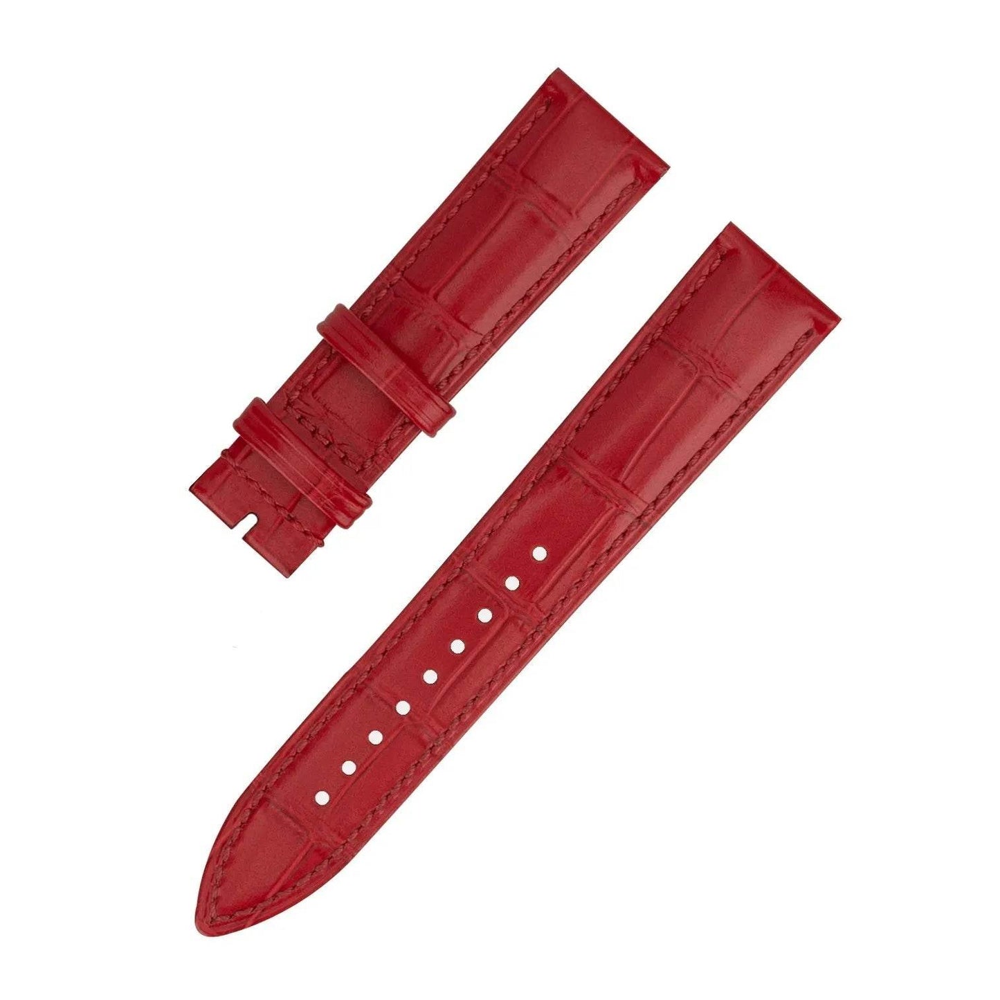 Bamboo Pattern Cow Leather Watch Strap Unisex - Velora