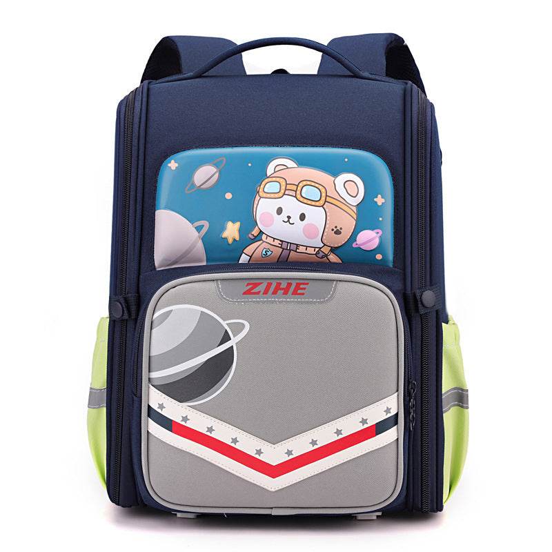 Back Support Large Capacity Cartoon Backpack for School - Velora