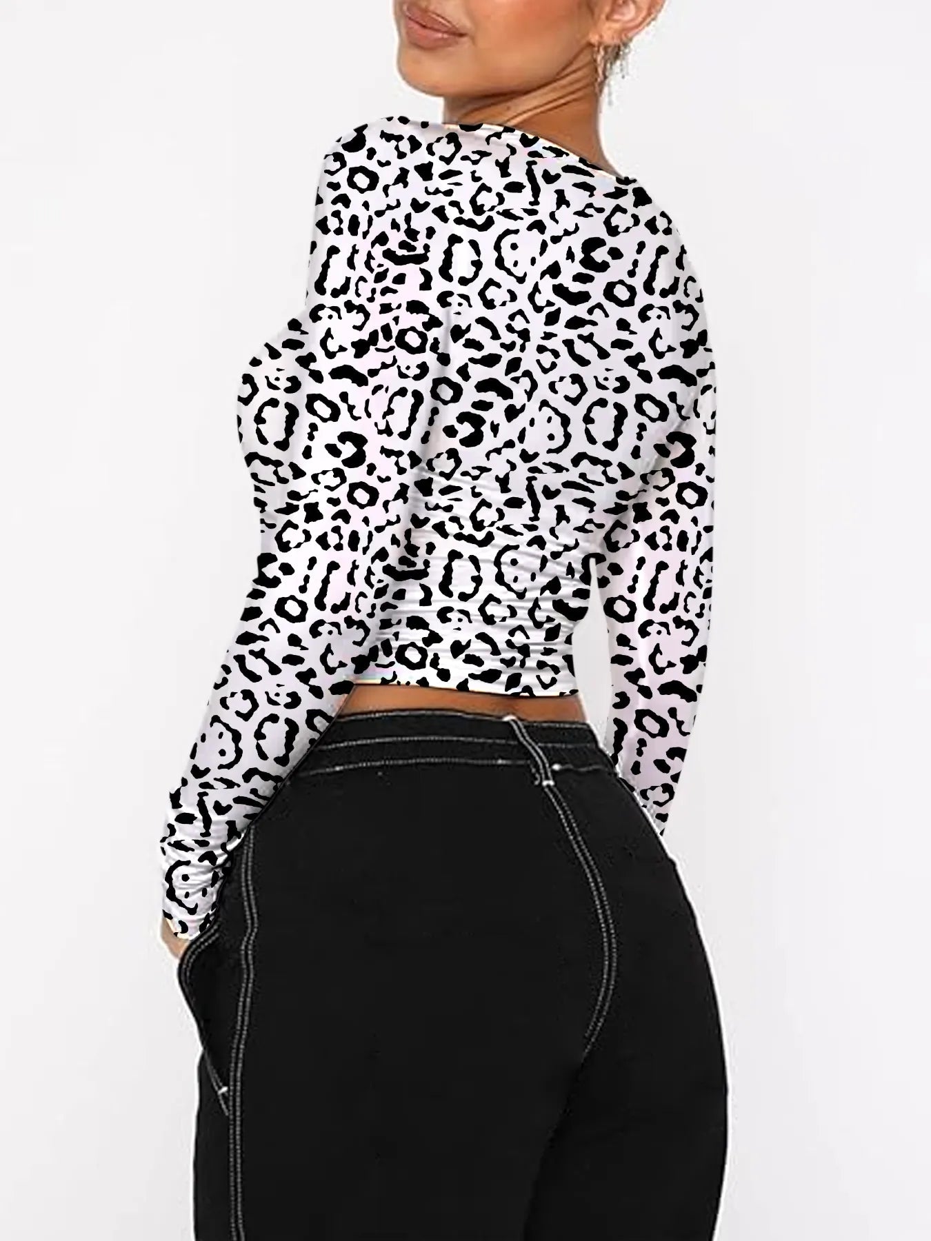 Long Sleeve Cropped T-Shirt - Velora