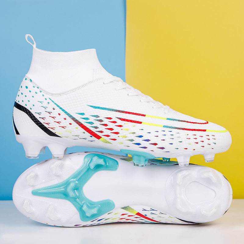 High Top Football Shoes Fly Knit Sock Sleeves - Velora