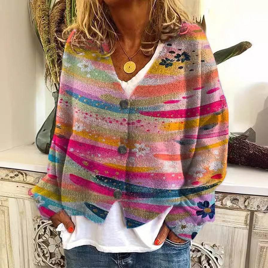 Printed Women's Sweater - Velora