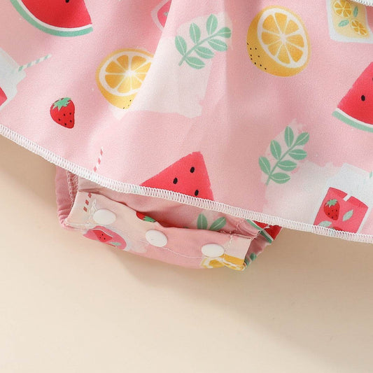 Summer Girls' Sling Baby Bodysuit Crawling Suit - Velora