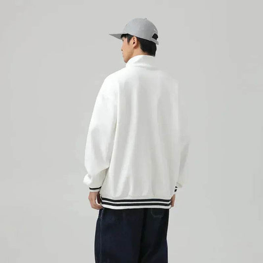 Fall Teenagers Oversized Pullover Top for men - Velora
