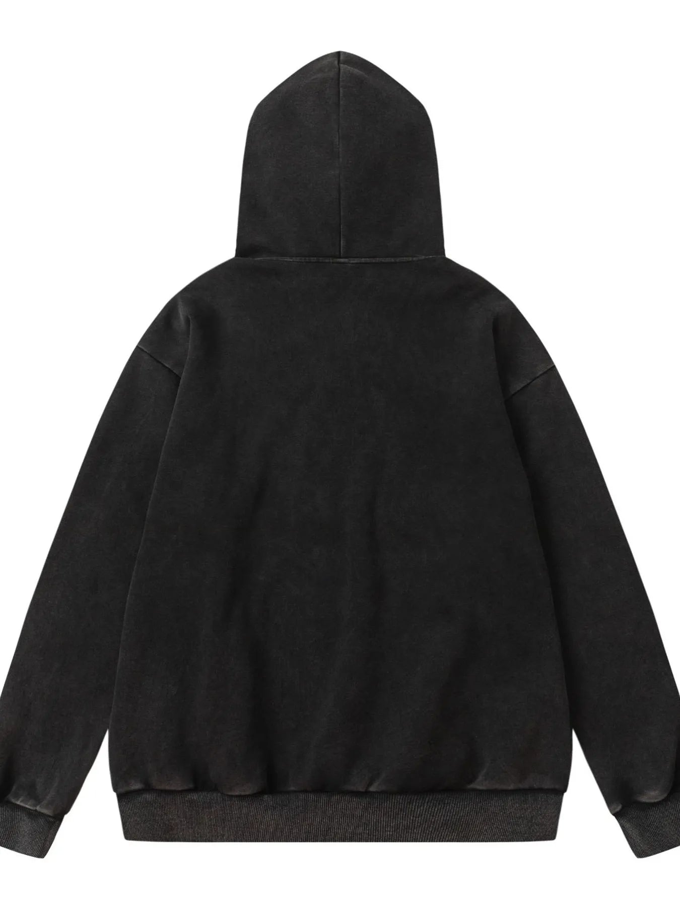 Men's Gradient Letter Long Sleeve Oversized Hoodie - Velora
