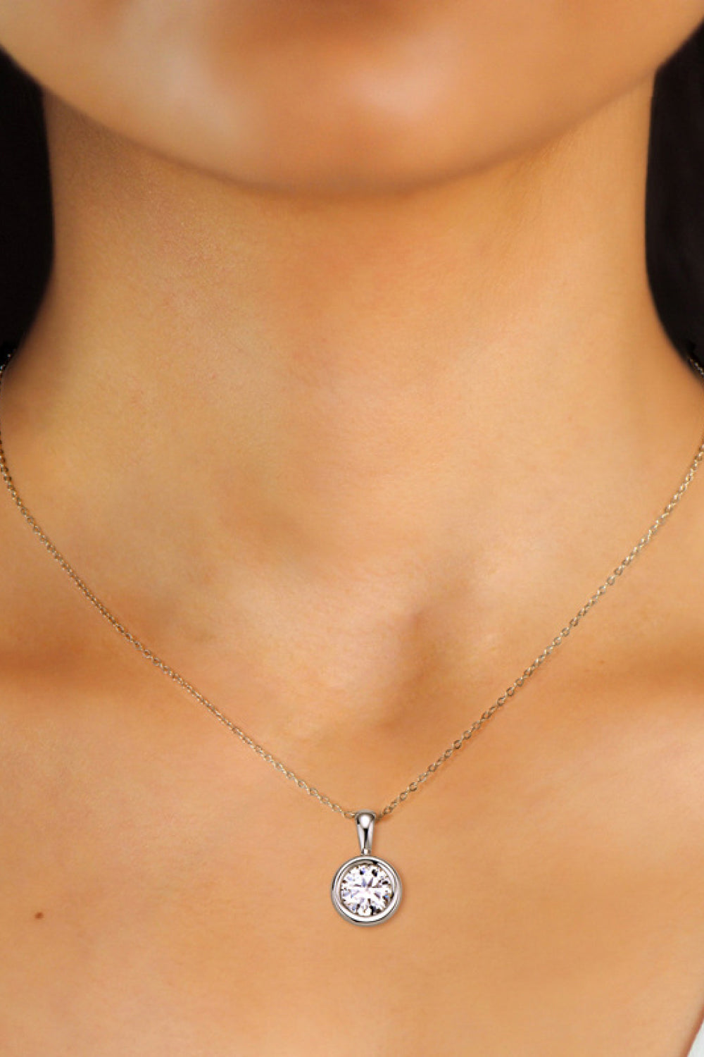 2 Carat Moissanite 925 Sterling Silver Necklace https://like2b-uy