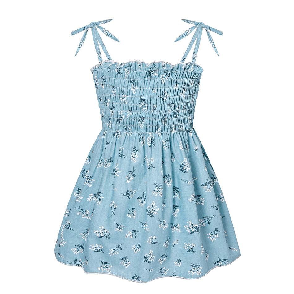 Baby Girl Summer Cotton Dress For Children - Velora