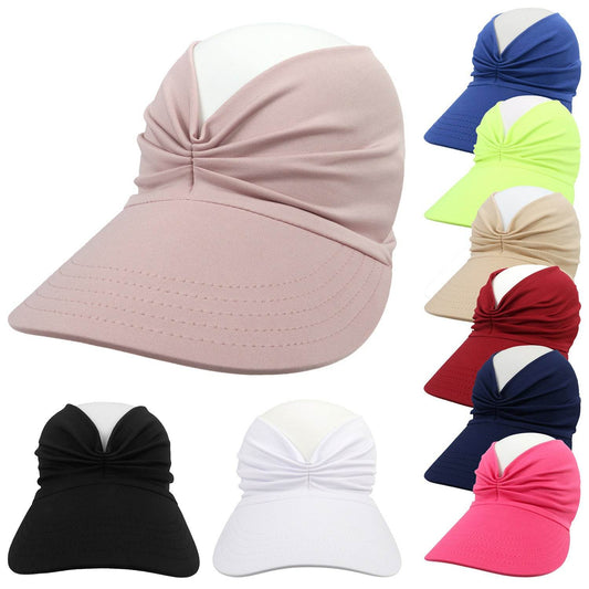 Summer Beach Visor Sun Hat for women Cross-border Spring Open Top UV protection Visor Hat - Velora