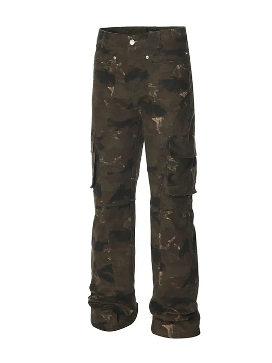 Men's Camouflage Loose Fit Jeans - Velora