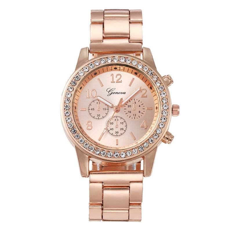 New Women's Watch Suit Quartz Diamond Watch - Velora