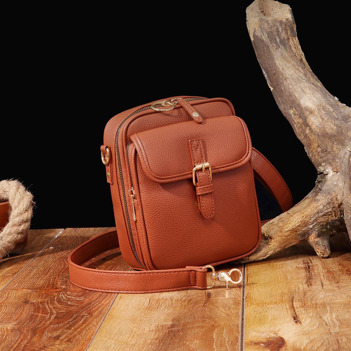 Unisex Vintage Large Capacity Messenger Bag Storage Bag With 10 Card Inserts Casual Backpack Women's Bag Retro Backpack Large Capacity Travel - Velora