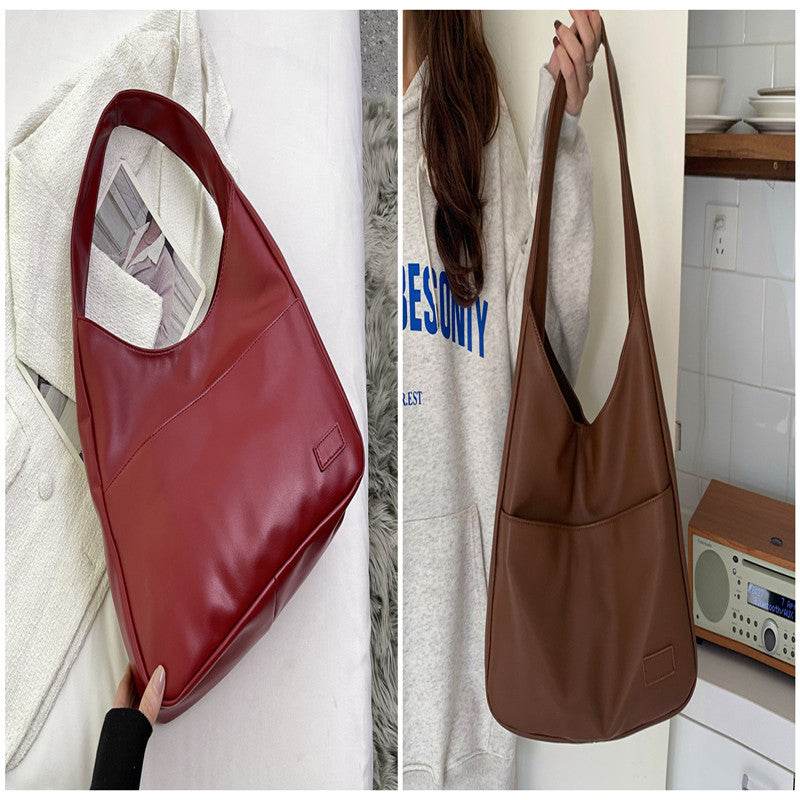 Fashion Tote Bag Large Capacity Casual Shoulder Bag Women's Commuting Handbag College Student - Velora