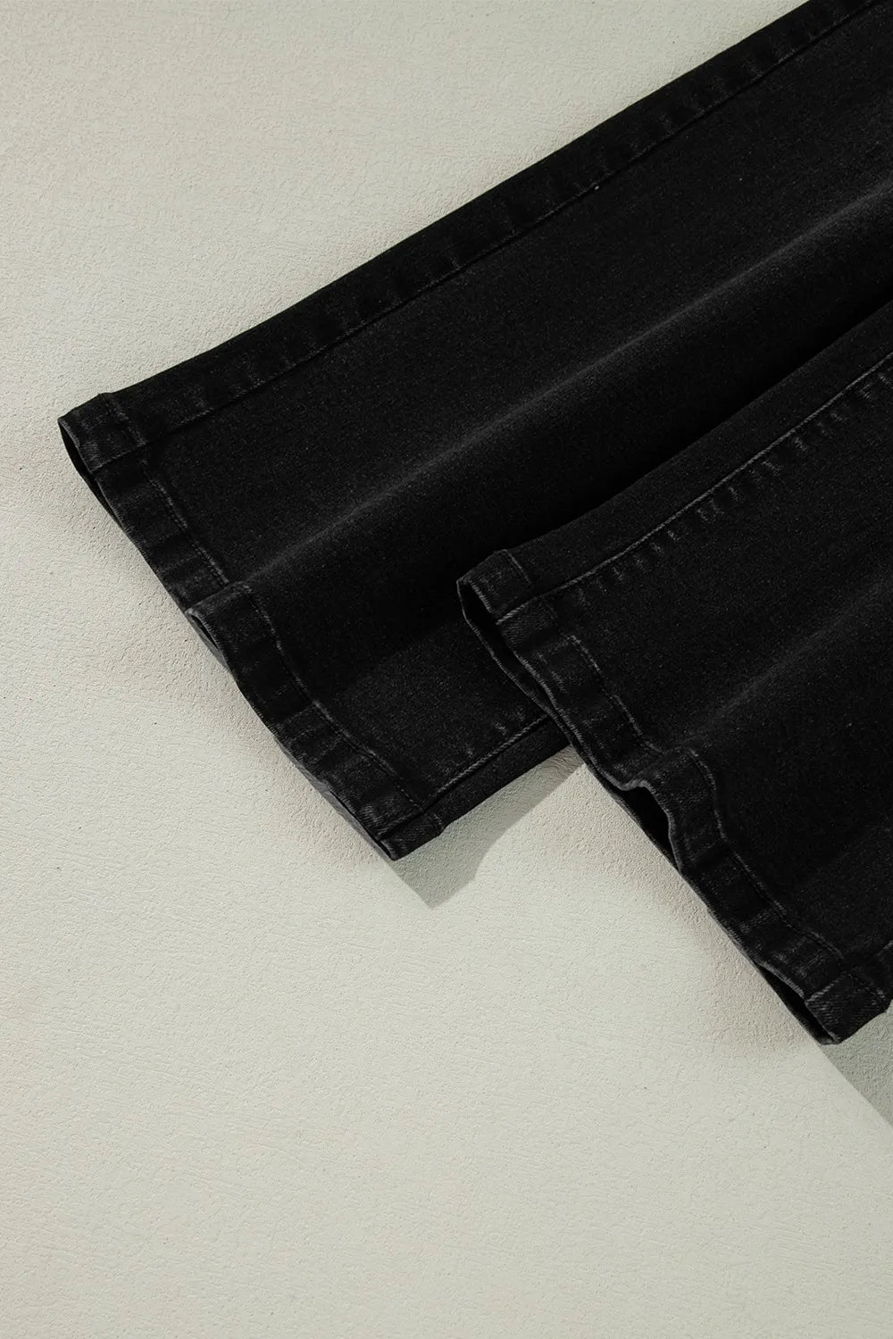 High-Waisted Wide-Leg Vintage Wash Jeans - Velora