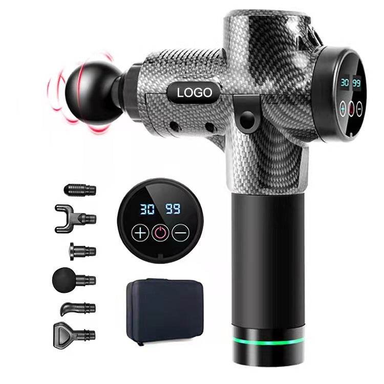 Fascia Massager Massage Gun Muscle Massager Neck Cream Gun Fitness Equipment Massage Gun - Velora