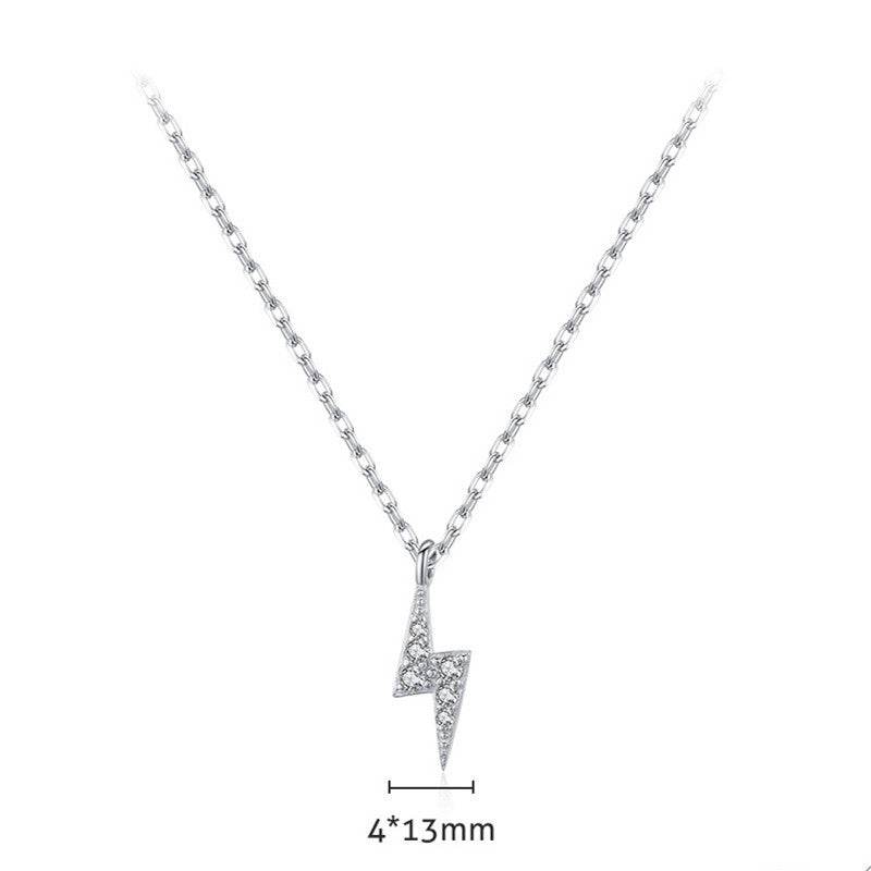 Exquisite Lightning Clavicle Chain For Women - Velora