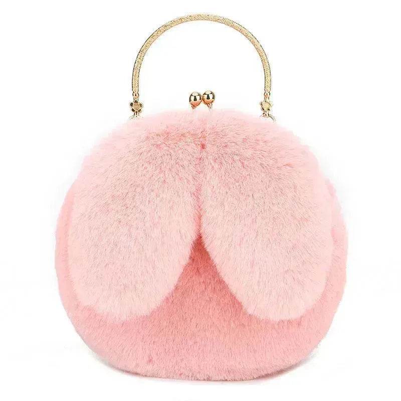 Baby Girl Fashion chain ear plush handbag - Velora