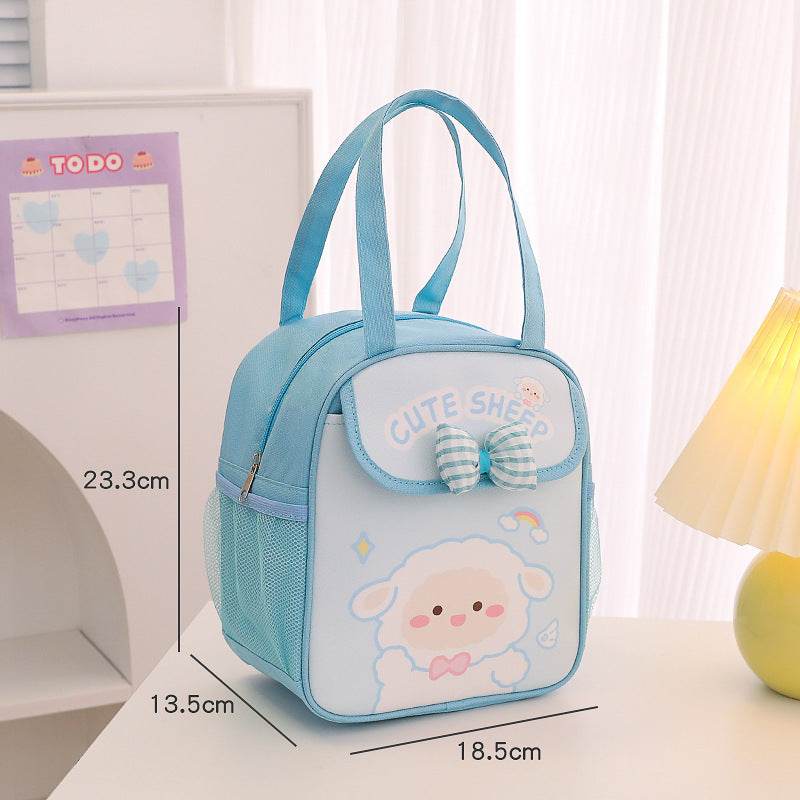 Portable Kids Preschool Cute Cartoon Lunch Bag - Velora
