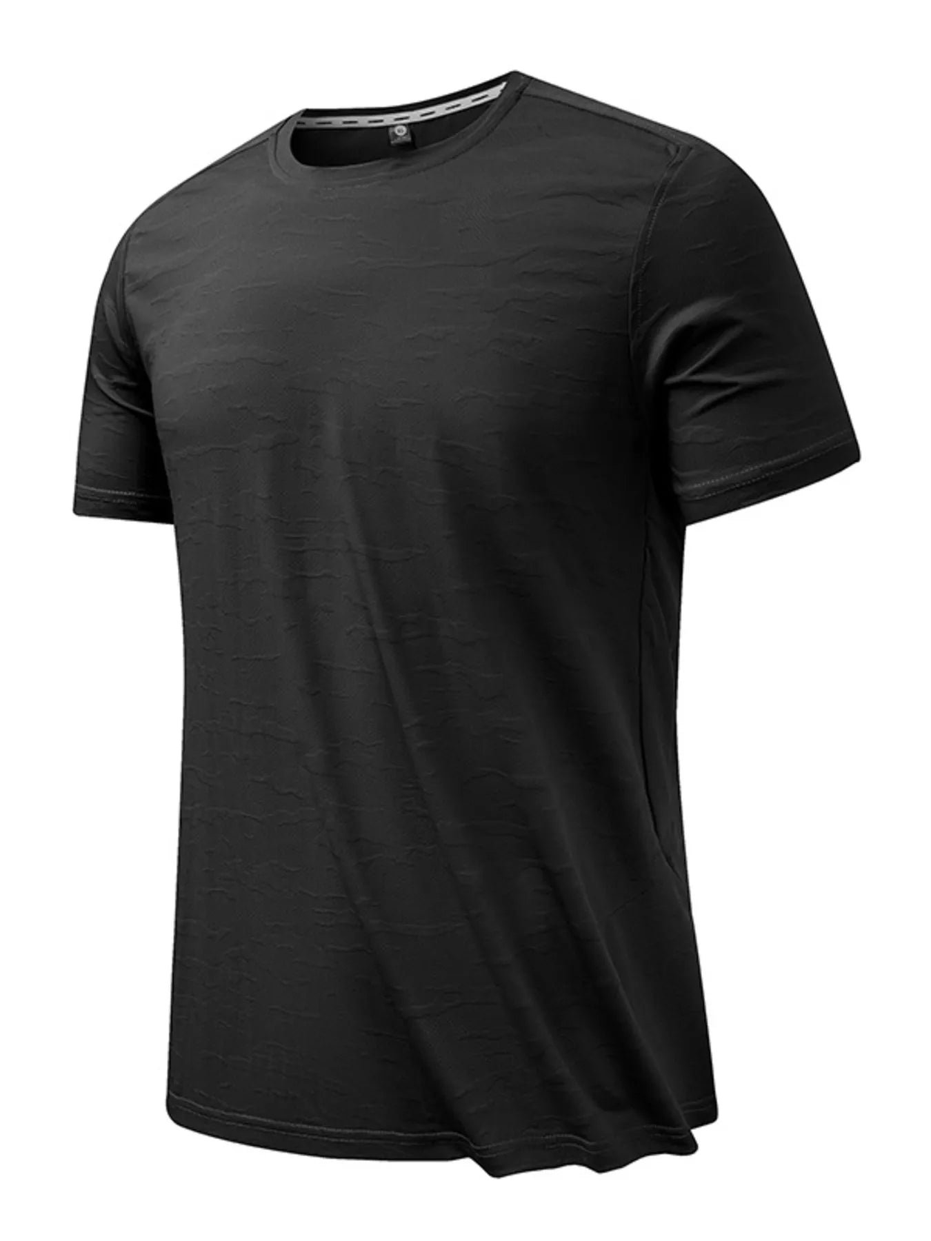 Men's Plus Size Round Neck Short Sleeve Active T-Shirt - Velora
