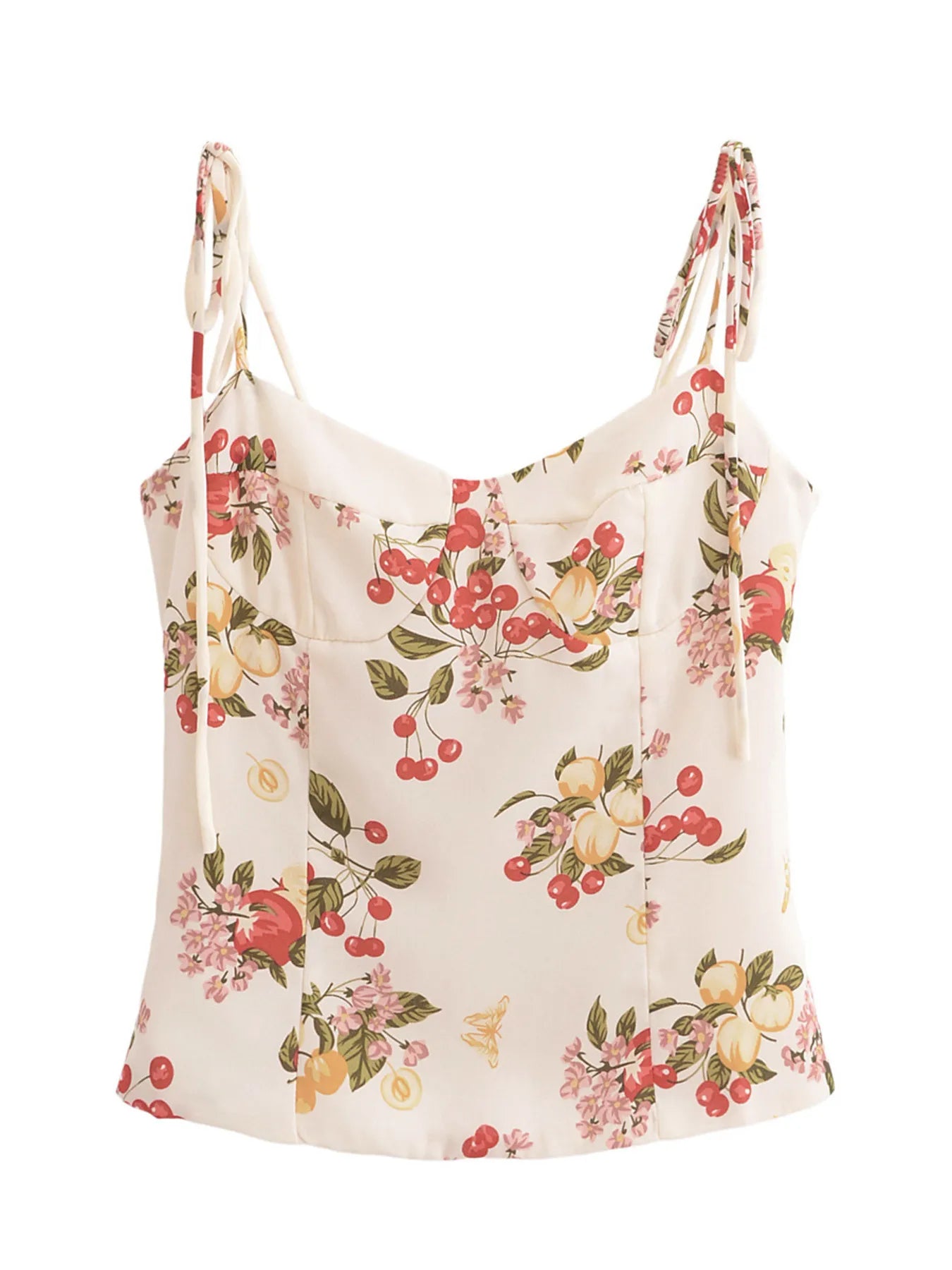 Printed Smocked Cami Top - Velora