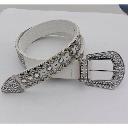 New Fashion Design Diamond-embedded Elegant Elegant Belt - Velora