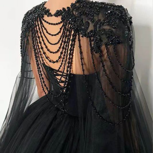 Black Evening Gown Daily Style - Velora