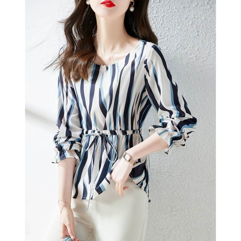 Round Neck Style And Versatile Comfort Shirt - Velora