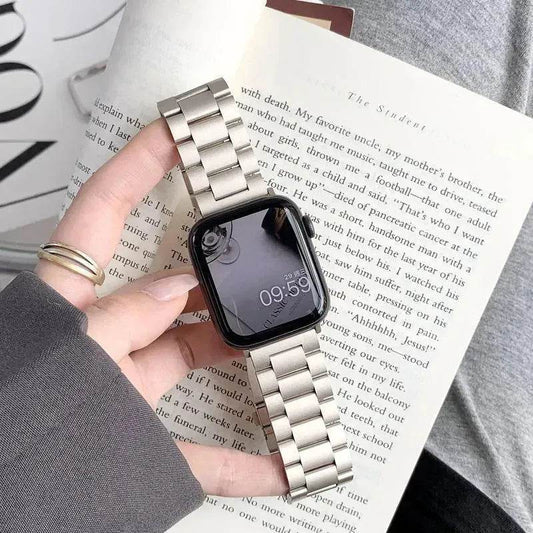 Women Replaceable Stainless Steel Chain Watch Band for iwatch - Velora