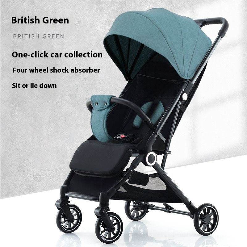 Pull Rod Type Summer Ultra-light Stroller Four Minus EX-STOCK Canada