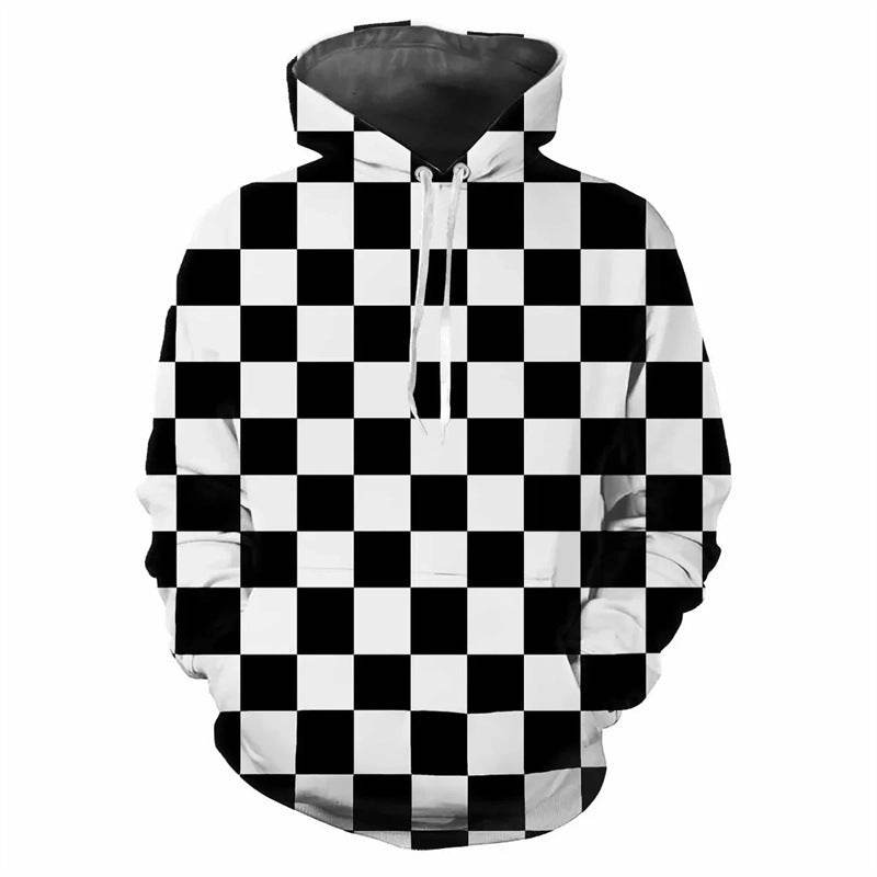 Autumn New Digital Printing Hooded Sweatshirt - Velora