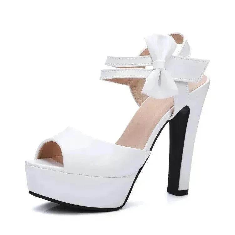 Block Heel Super High Heel Sandals - Velora