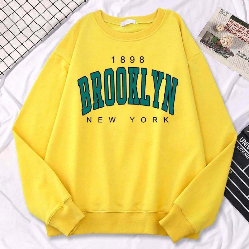 Autumn Kawaii Womens Sweatshirts 1898 Brooklyn - Velora