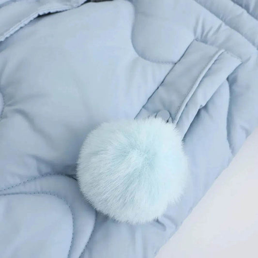 Autumn Winter Fur Collar cotton padded long winter jacket for women - Velora