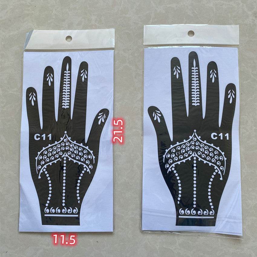 India Nepal Inkjet Large Template Original Hand Type - Velora