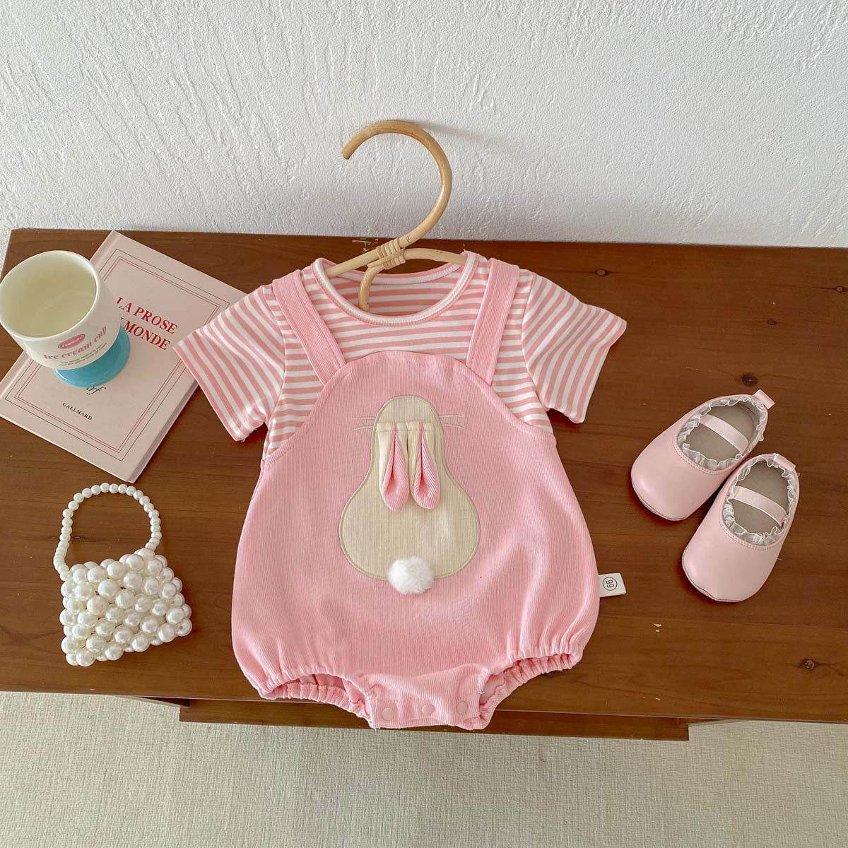 Baby Jumpsuit Fake Two Pieces Onesie - Velora