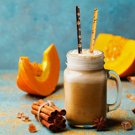 40 Pack Of 9 Inch BPA-Free Halloween Reusable Straws With Colorful Stripe Print Hard Straws For Mason Jars, Mason Glasses, Home Or Party Use, Comes With A Cleaning Brush-Selling On Amazon Is Prohibite - Velora