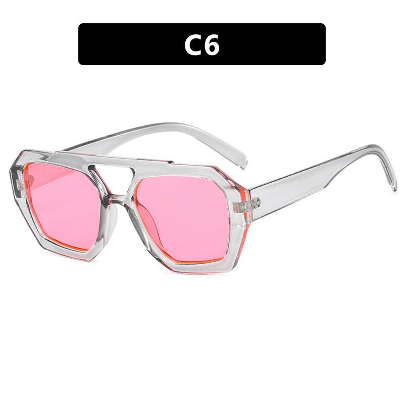 Ins Big Frame Leopard Sunglasses Summer Sunshade Beach Vacation Glasses - Velora