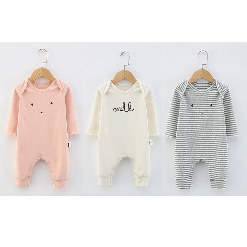 Baby Cotton Thickened Autumn And Winter Jumpsuit Baby Europe And America - Velora