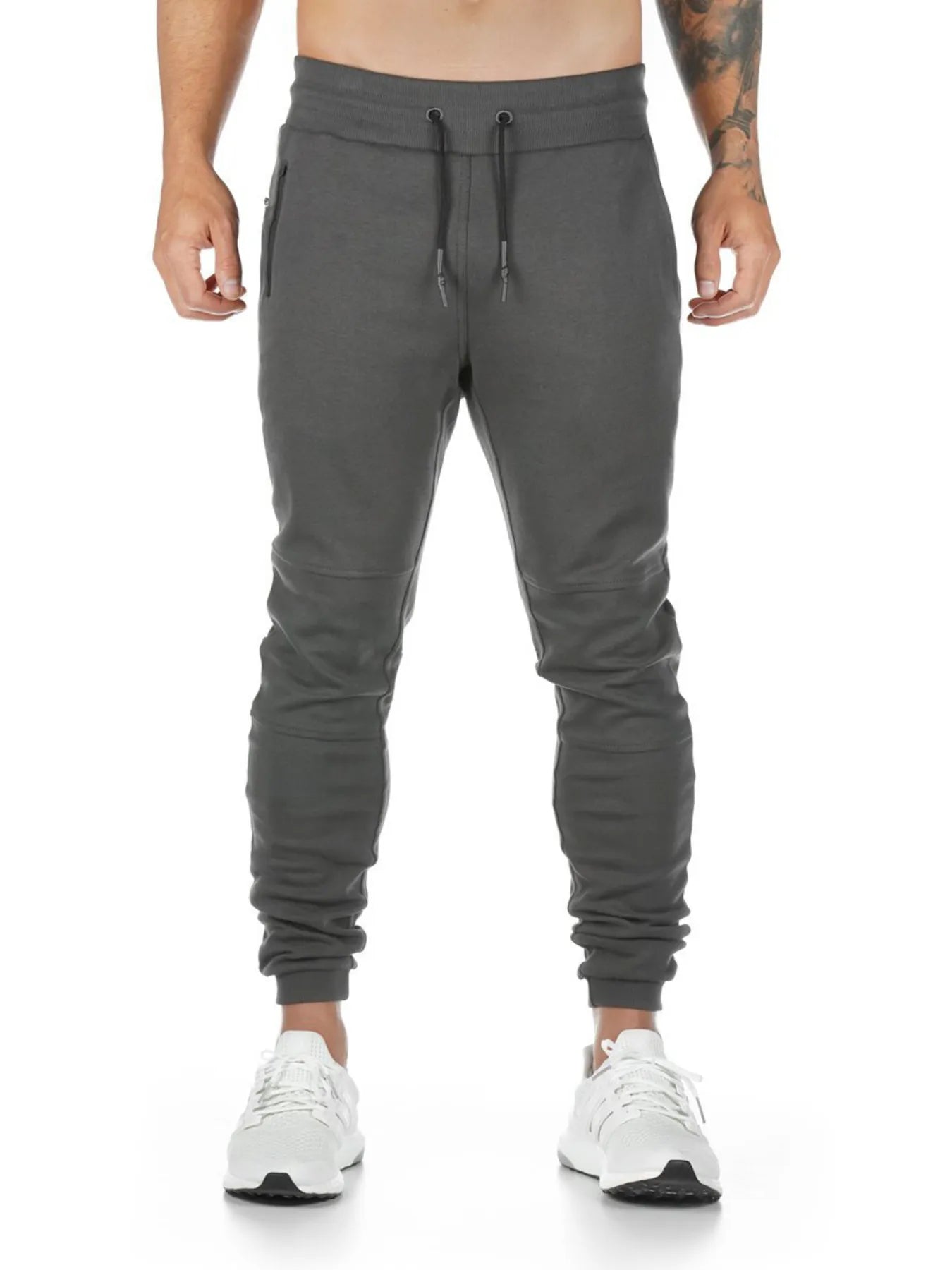 Men's Full Size Jogger Active Pants with Drawstring Plus Size - Velora
