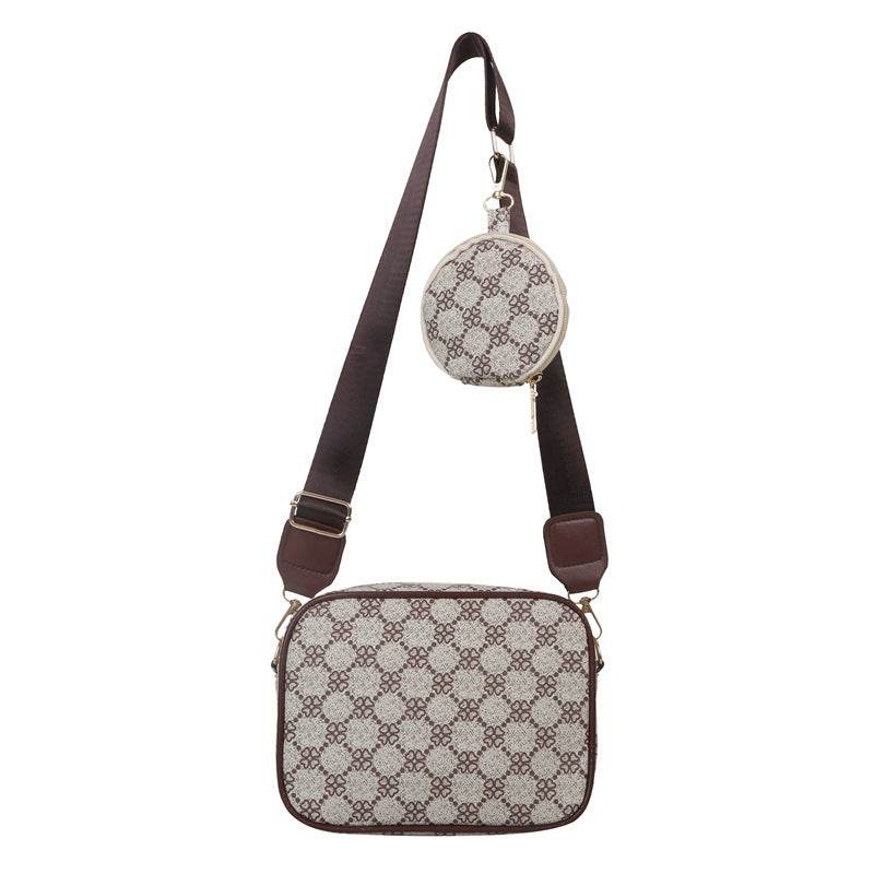Presbyopic One-shoulder Crossbody Square Pouch Women's Bag - Velora