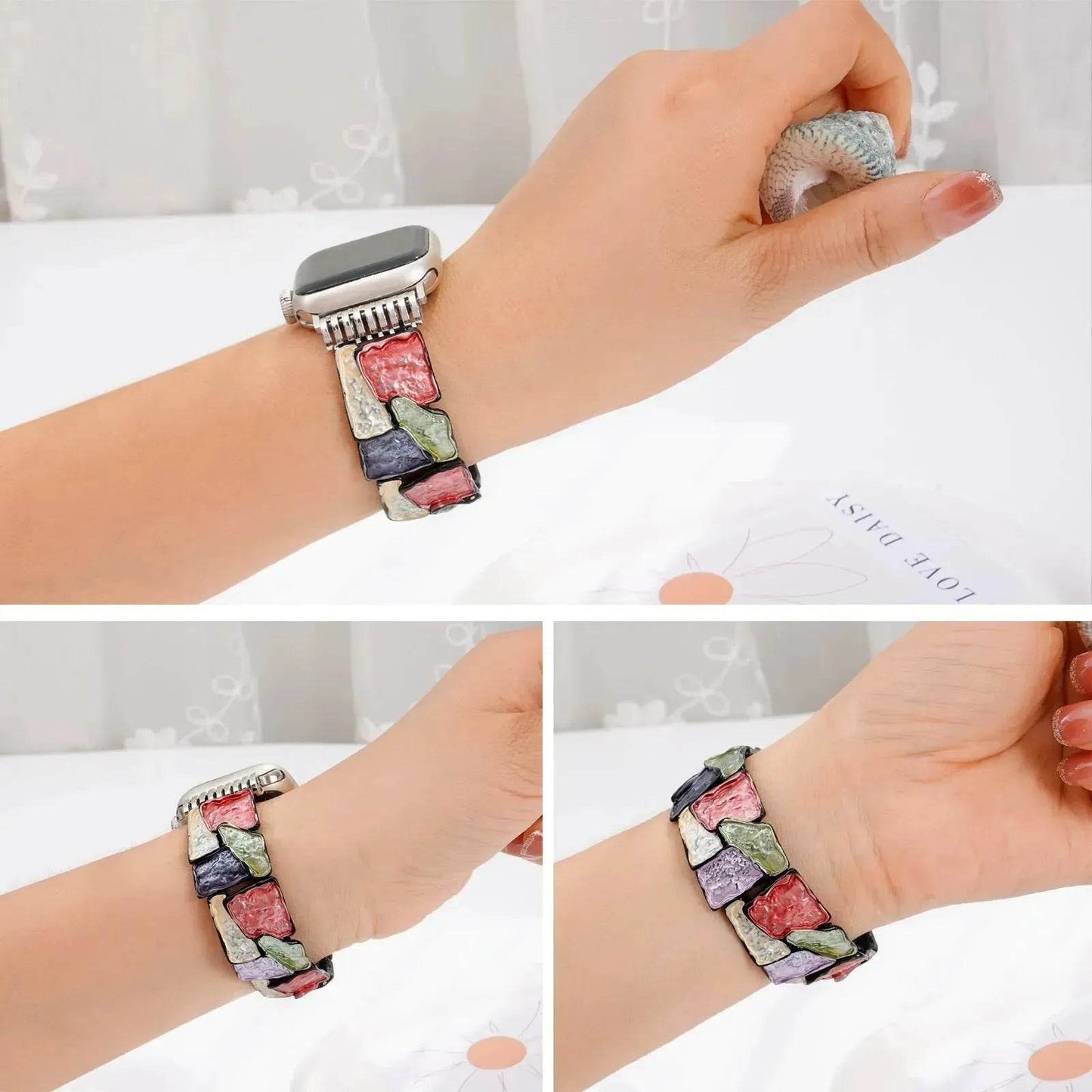 Women Colorful Watch Band Strap Suitable For Apple iwatch - Velora