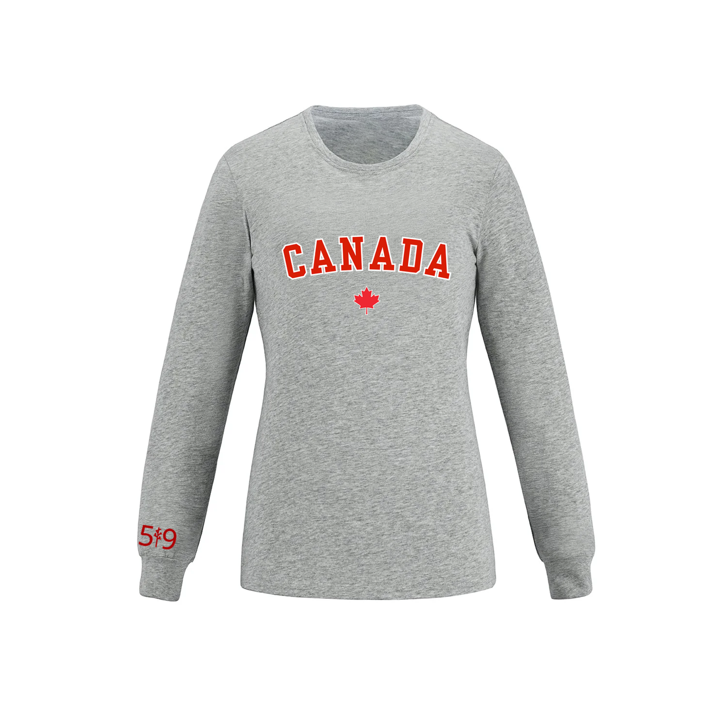 CANADA VARSITY LONG SLEEVE (WOMENS) - Velora